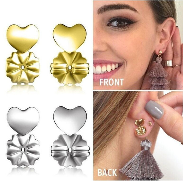 Fashion Magic Bax Earring Backs Support Earring Lifts Fits All Post Earrings Magic Bax Earring Back Magic Earrings Button MOQ 120 pairs