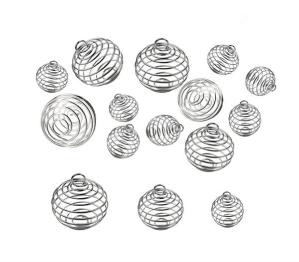 Lantern Spring Charms Hollowing Out Shake Stirred DIY Accessories Iron Electroplate Metal Color Jewelry Findings Hot Sale 0 35lq3E1