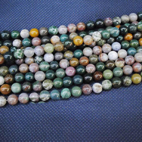 188pcs/Lot,India Agate Beads,Loose Semi Precious Stone Beads & Beads Accessories,Fit for Bracelet Making,DIY Jewelry,Size: 8mm