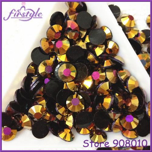 J4 Jelly Gold Rose AB Color Resin Flatback Stone 14 Facets 2MM 3MM 4MM 5MM 6MM Nail Art Rhinestone Decoration