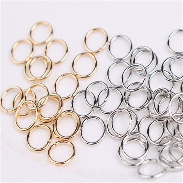 Jump Rings Open Connectors 8mm DHL Gold Silver Bronze Copper Black etc for Jewelry Making Craft DIY Handmade