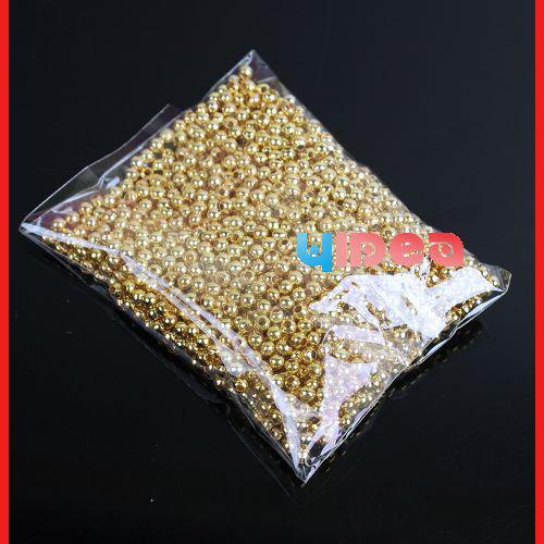 Wholesale - 4800pcs New Gold Plated Crimp Stopper Spacer Beads 3.2mm Have in Stock 160417