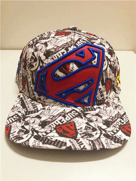 DC Superman Logo Baseball Cap Men Women Fashion Brand Snapback Hip Hop Cap