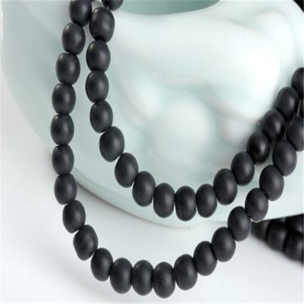 Round Black Stone Beads DHL Dull Matte Onyx Agate 10mm Loose Beads for Jewelry Making DIY Designer for Women Men Xmas Gift Decoration