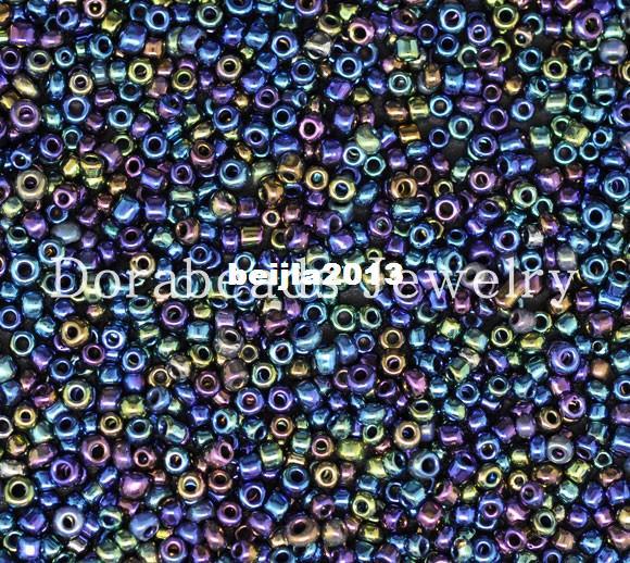 Free Shipping! 10000 Multicolor Glass Beads Seed Beads 10/0 Jewelry Making (B08643)