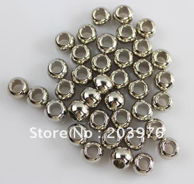 beads for Jewelry Silver Gold Bronze color CCB material Big hole Jewelry Scarf pendant 300 pcs/lot