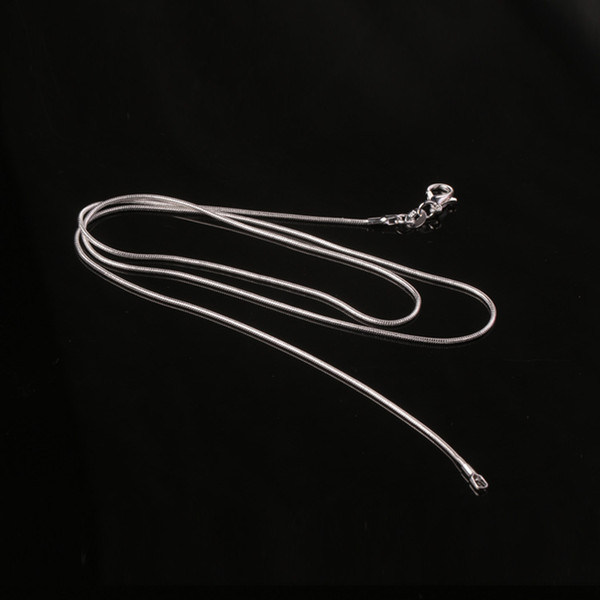 Quality ! 1.5MM 16-24inches stamped 925 Silver Snake Chain Necklace Fashion DIY Jewelry MAKING Best Price