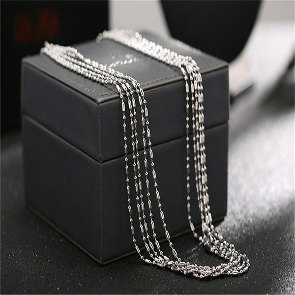 2018 bamboo chains for women and men stainless steel jewelry making supplies 5g/piece 10pieces/a lot