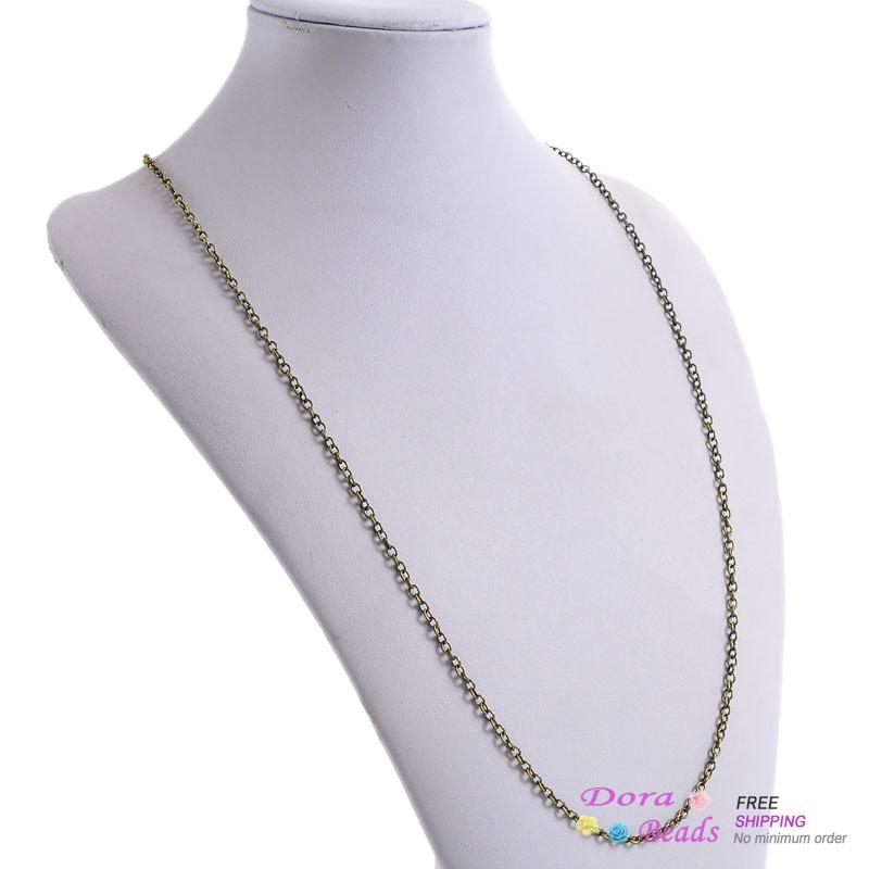 Ball Chain Necklaces Antique Bronze 76.2cm long(30