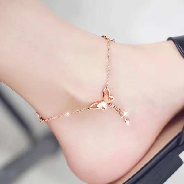 Cheap Barefoot Sandals For Wedding Shoes Sandel Anklet Chain Hottest Stretch Gold Toe Ring Beading Wedding Bridal Bridesmaid Jewelry Foot