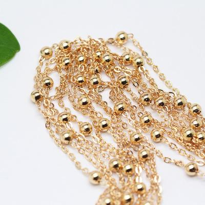 Manual DIY jewelry 3.5 MM ball chain CLIP O chain necklace bracelet material wholesale 100 yards a roll