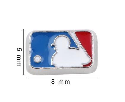 20PCS/lot Playing Baseball Sport Floating Locket Charms For Magnetic Glass Living Memory Lockets Jewelry Making