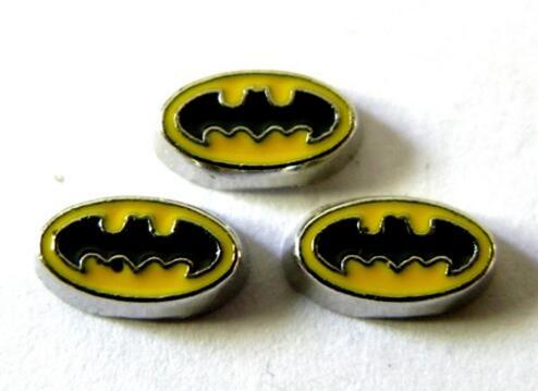 20PCS/lot Batman Floating Locket Charms Fit For Glass Living Magnetic Locket Jewelry Making For Friends