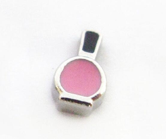 20PCS/lot pink Nail polish bottle Floating Locket Charms Fit For Living Magnetic Memory Locket Fashion Jewelrys