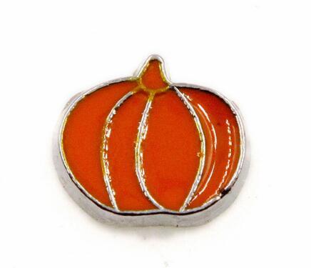 Wholesale 20PCS/lot Pumpkin Alloy DIY Floating Locket Charms Fit For Glass Living Magnetic Locket Jewelrys