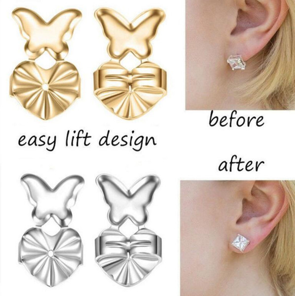 Fashion Magic Bax Earring Backs Support Earring Lifts Fits All Post Earrings Magic Bax Earring Back Magic Earrings Button 9 Styles