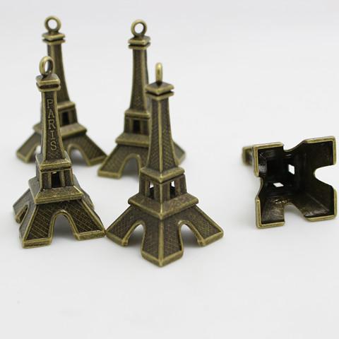 Sweet Bell (12 pieces) 22*47mm Antique bronze Alloy big 3D Eiffel Tower Charms Jewelry Findings Fit Diy Jewelry D0766