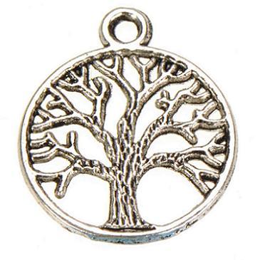 metal tree charms vintage silver gold bronze plants life of tree new diy fashion jewelry accessories suppliers for jewelry 24*20mm 150pcs