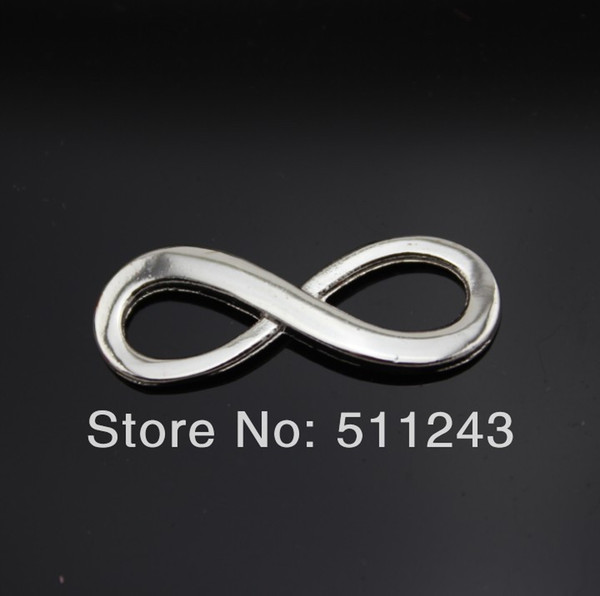 Alloy DIY Infinity Charm Pendant Jewelry Finding Hot Sale 40pcs/lot