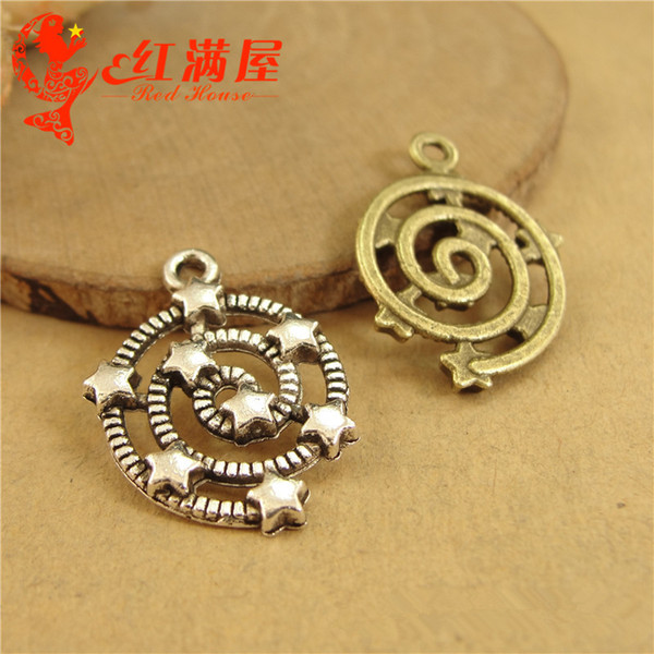 16*21MM Fashion 2018 alloy ornaments full sky Star Pendant, tibetan silver star charms for bracelet, antique bronze plated jewelry charm lot