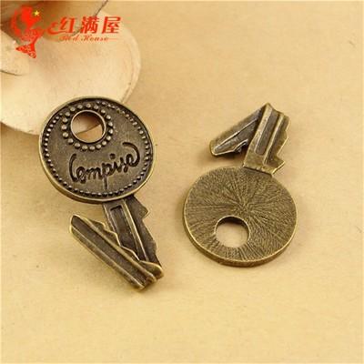 21*37MM Antique Bronze vintage key charms beads accessories handmade, DIY retro jewelry wholesale key pendant, necklace charms