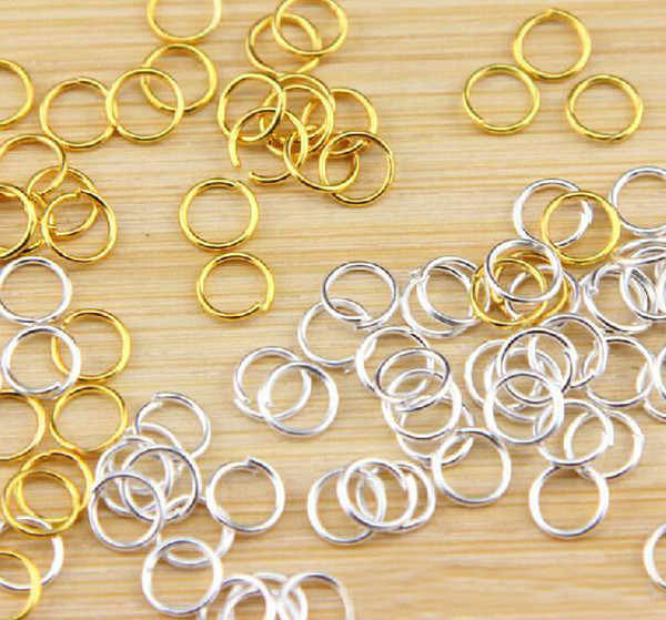 jewelry part jewelry findings multi-usage fashion jewelry Accesories for necklace bracelets 6x0.8mm brass gold plated components 1000pcs/lot