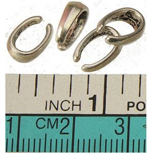 DIY Pendants Connectors Charms Clip Bails Necklaces Water drop Design Retro Silver Metal Handmade Fashion Jewelry Fittings 8*6*2mm 1000pcs