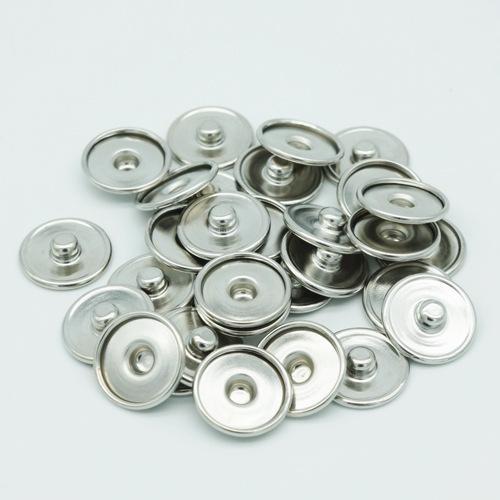 Wholesale 20mm Alloy stainless steel Noosa Button Accessories For 18mm DIY NOOSA Ginger Snap Style Button