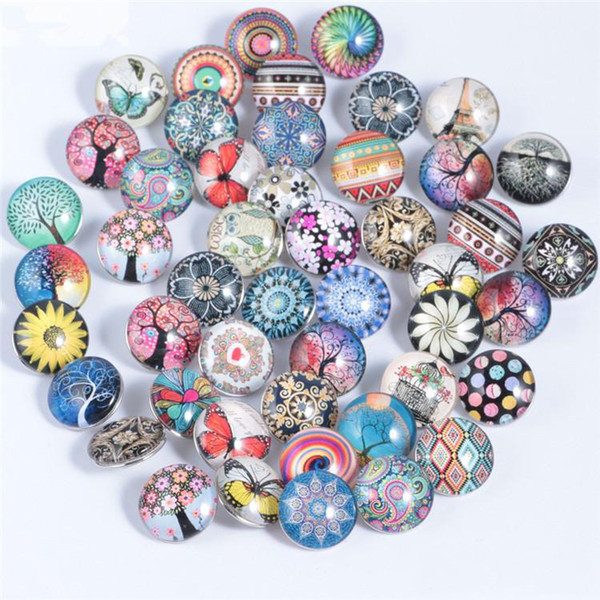 Cute Cartton Noosa Interchangeable Snap Buttons DIY Jewelry Accessory Ginger Snap Jewelry Mix Styles Round 18mm Noosa D288L