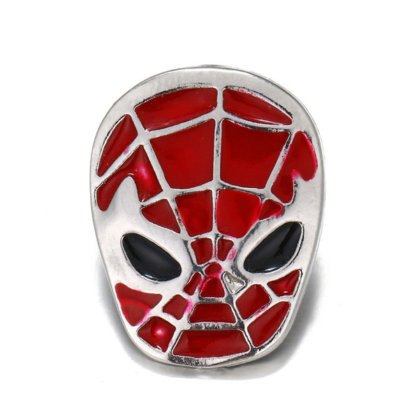 for women spiderman noosa button snap buttons 18mm metal button gift DIY jewelry