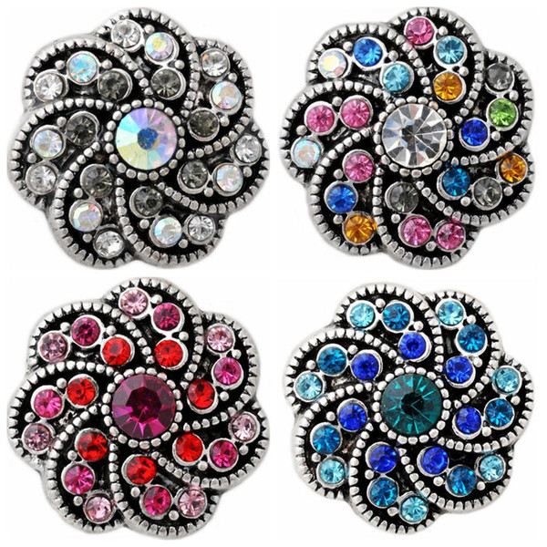 Wholesale 20pcs / lot Noosa Amsterdam Chunks Clasps Snap Jewelry DIY Jewelry Accessory Adornment Set Noosa/Nosa many colors to choose FD80