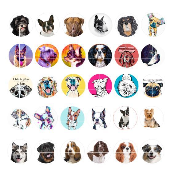 newest DOG snap button jewelry charm popper for bracelet 30pcs / lot GL048 noosa,jewelry making supplier