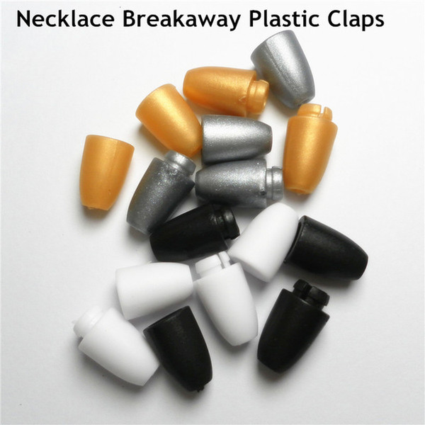 50PCS Safety Clasp For DIY Necklace's clasps Plastic Closure chew necklace Silicone Jewels Plastic Breakaway Clasps