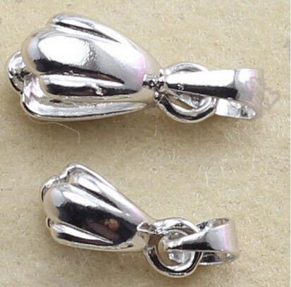 New 925 sterling silver sets pendant bail for charm 12mm 14mm 16mm jewelry fittings mountings connectors for stones jade 10pcs/lot yk-0095