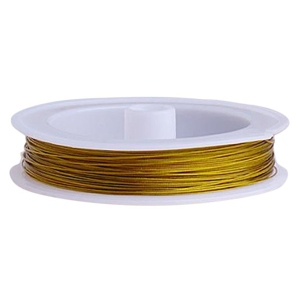 10ROLLS 100 M Golden Tiger Tail Beading wire 0.38mm/0.45mm M80