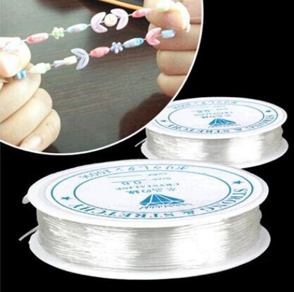 10 ROLL 5M-12M (196-471 inch ) Length Diameter Crystal Elastic Beading Cord String Thread for DIY Necklace Bracelet Jewelry Accessories