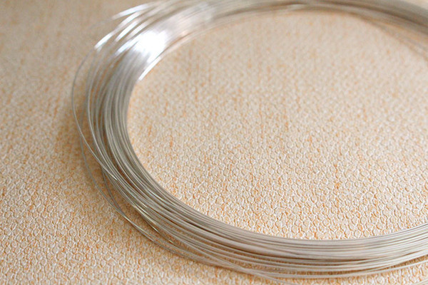 MADALENA sterling silver S925 DIY jewelry making wire 0.4mm-0.6mm HOT WHOLESALE 100m/lot