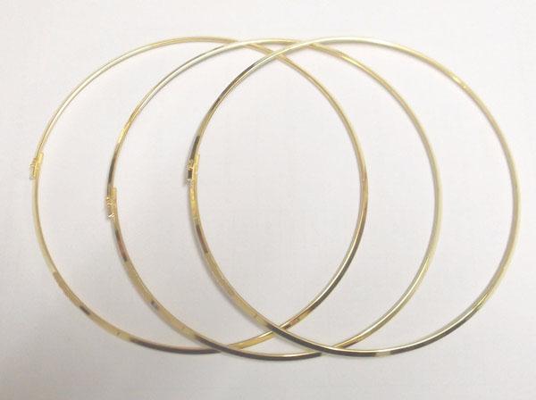 Free Shipping 10pcs/lot Gold Plated Chokers Necklace Cord Wire For DIY Craft Jewelry Gift 18inch W19