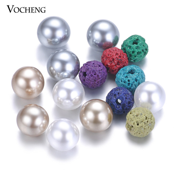 50pcs/lot Mix Colors Aromatherapy Ball 6mm Essential Oil Diffuser Perfume Balls Natural Stone for Pearl Locket VA-532