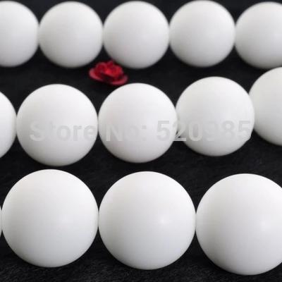 Wholesale 4 mm Natural White Coral Round loose stone jewelry Beads Gemstone Agate Beads 15.5