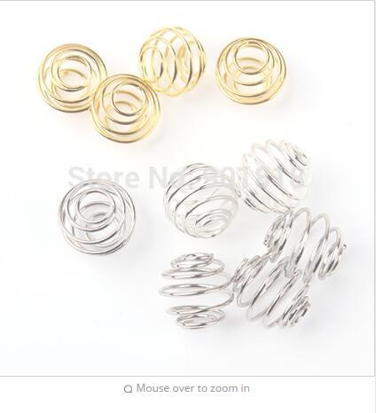 50pcs/lot Spring beads crimp beads DIY Jewelry Accessories Findings F2028