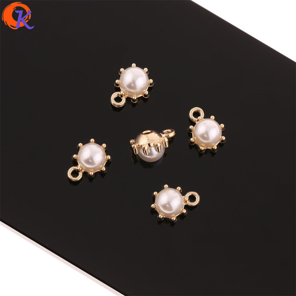 wholesale 100Pcs 11*14MM Jewelry Accessories/Earring Connectors/Pearl Shape/Earrings Base Making/Hand Made/Earring Findings