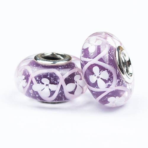 10pcs/lot Pandora Style charm faceted murano glass beads loose beads thread bead beautiful beads jewelry wholesale T14