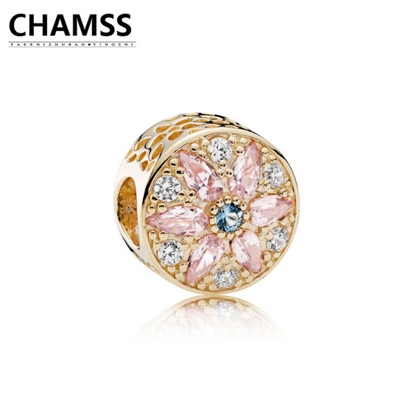 CHAMSS 2018 Newt 925 751003NBP Charm Opulent Floral, Multi-Colored Crystals & CZ Sterling Silve Bracelet Gifts Jewelry for Women