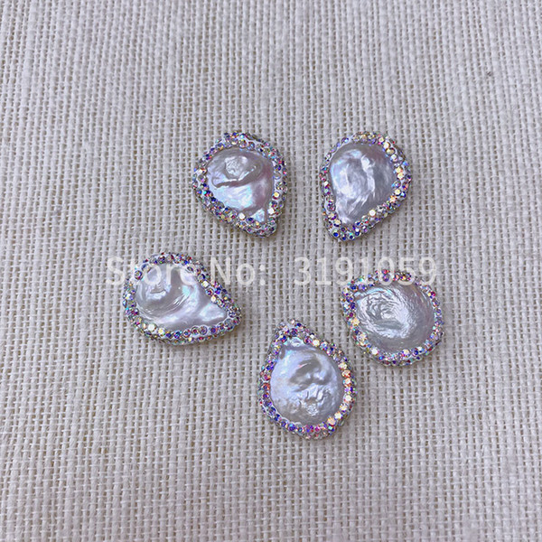 New style fashionable and simple pearl pear-shaped jewelry beads personality and simple texture pendant