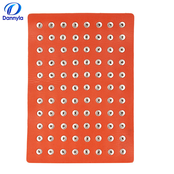 88PCS 12MM Leather Snap Button Display DIY Jewelry Displays Holder LSPB12MM02