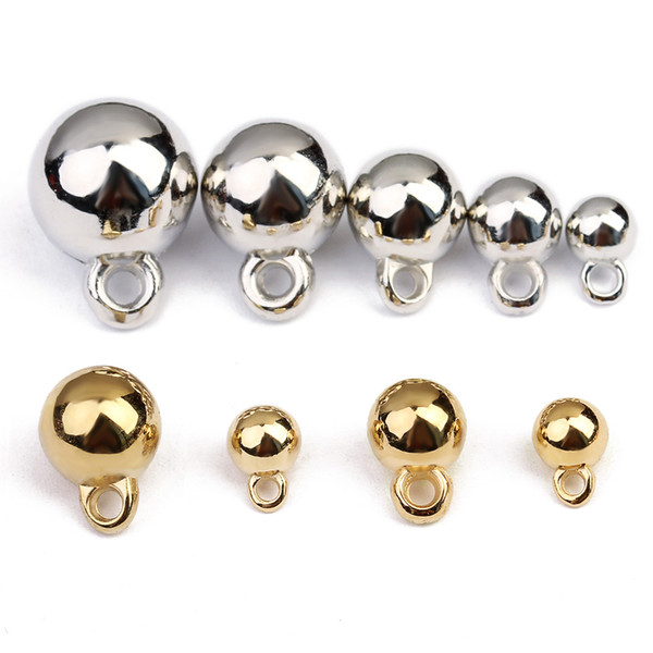 100pcs ball pendants accessories bracelet necklace pendant glossy water drop small ball pendant