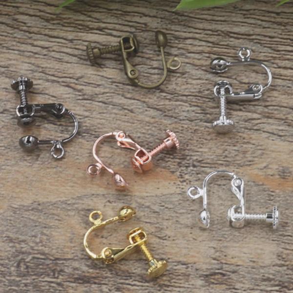 4mm Earrings hook base plate tray Back Stoppers clip Jewelry Making DIY Accessories slivery/golden/broze/etc clasp round head spiral