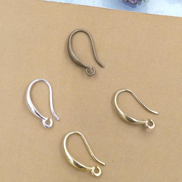 Earrings hook base Back Stoppers clip Jewelry Making DIY Accessories slivery/golden/broze option