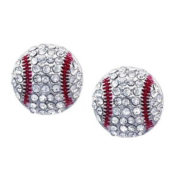 Baseball Earrings Stud Posts